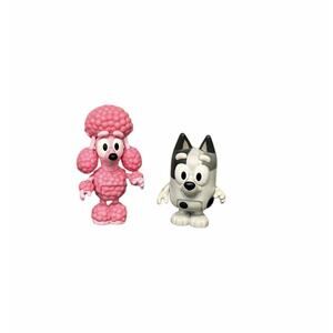 Disney Jr. Bluey’s Friends Pink Poodle Coco & Puppy Socks Toy Action Figures